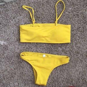 Bright Yellow Bikini